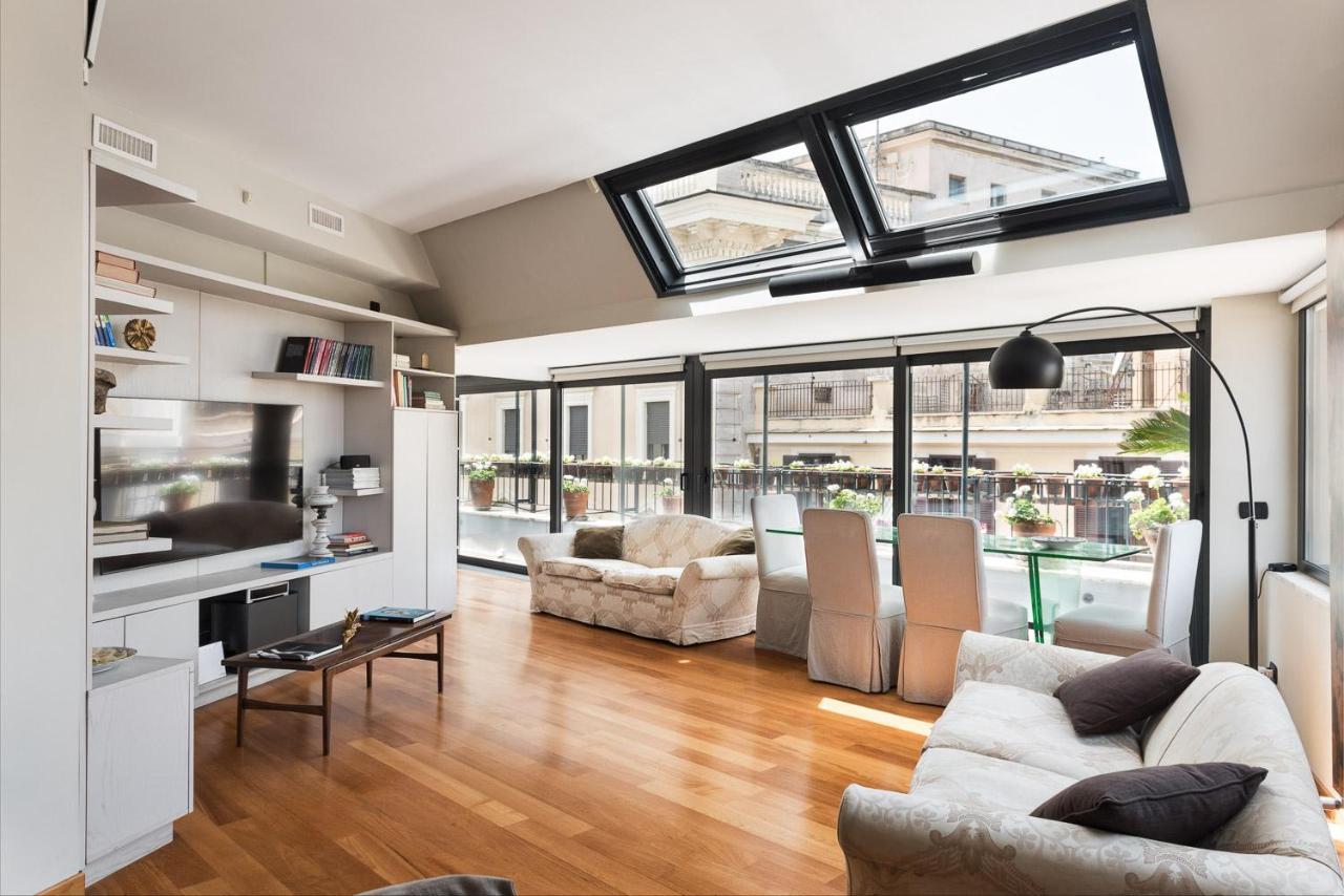Idyllia - Penthouse In Navona Area Lägenhet Rom Exteriör bild