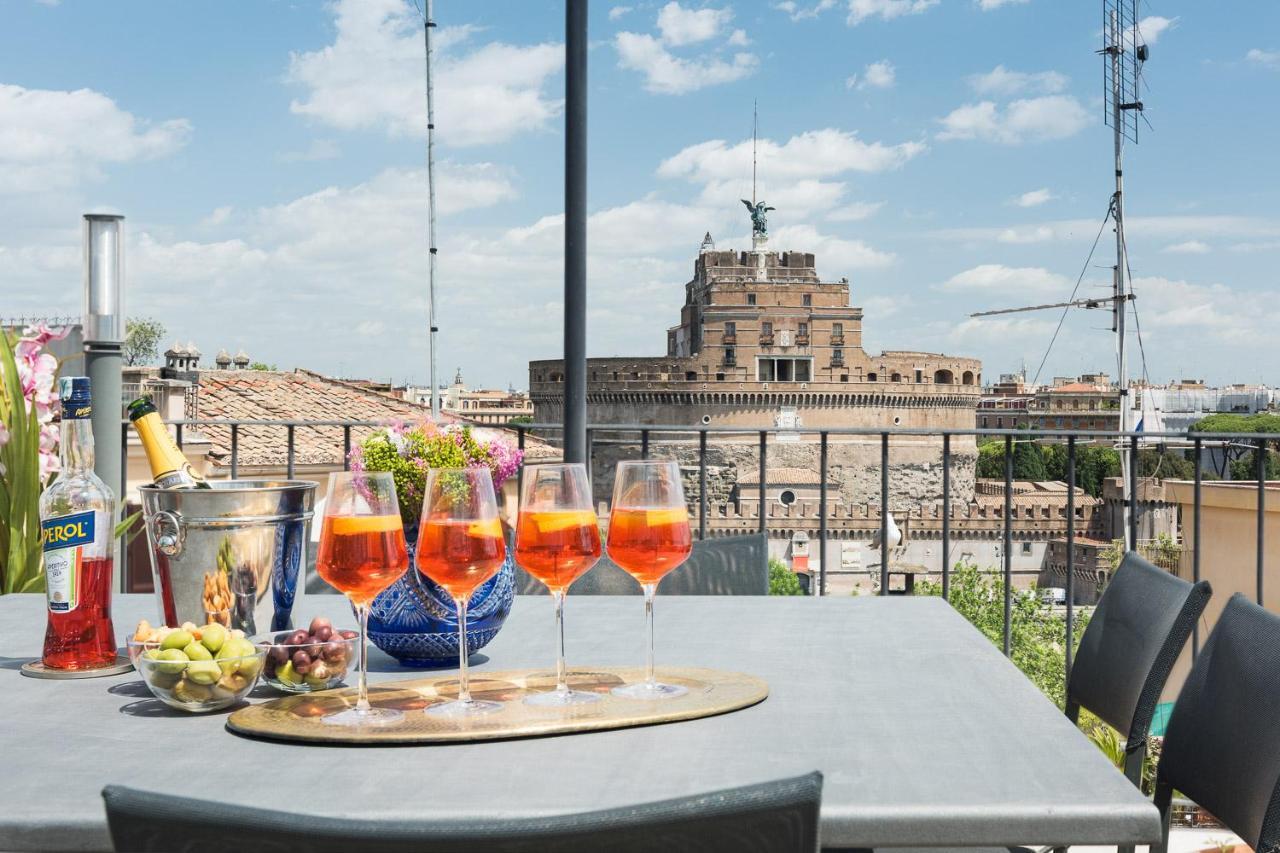 Idyllia - Penthouse In Navona Area Lägenhet Rom Exteriör bild