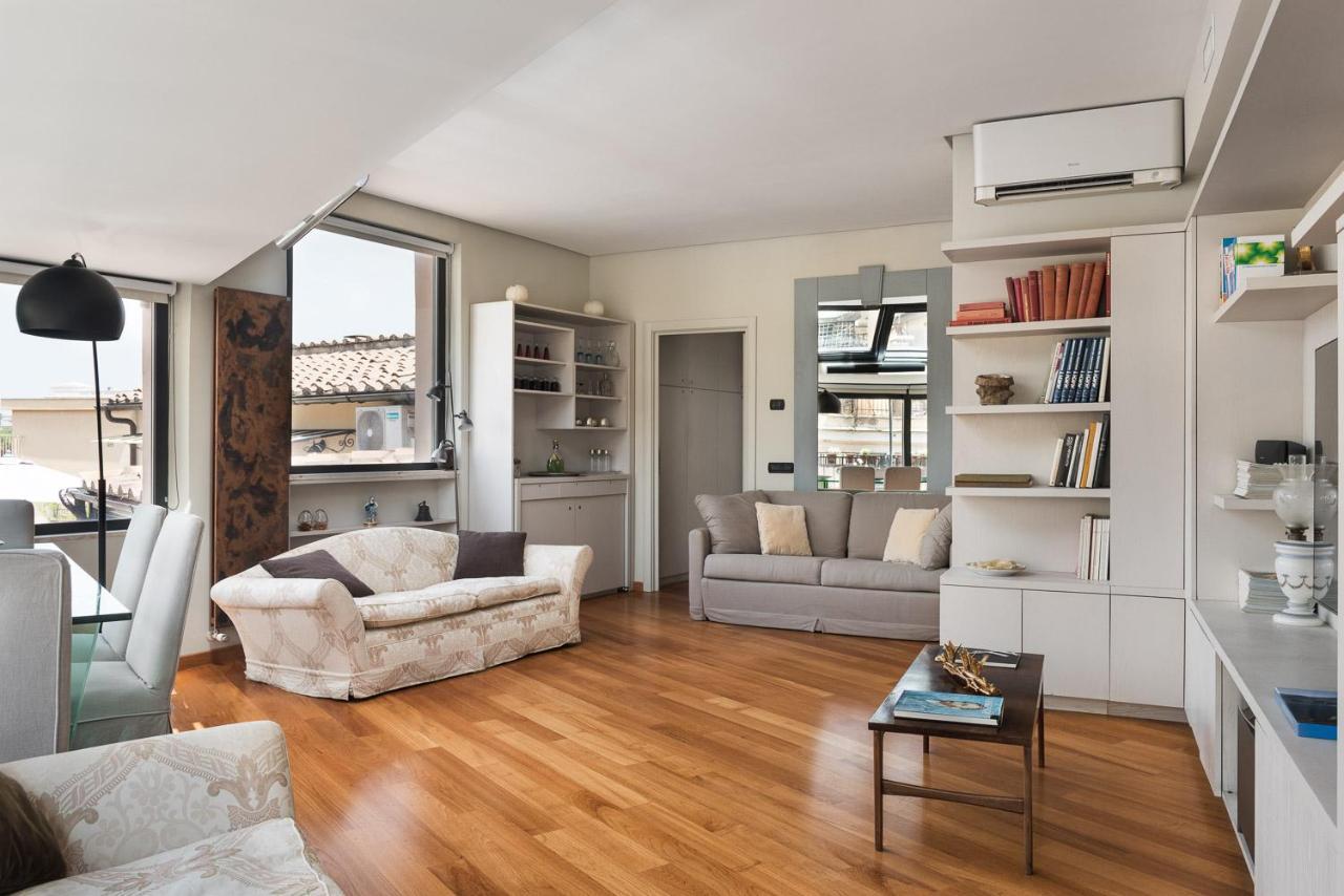 Idyllia - Penthouse In Navona Area Lägenhet Rom Exteriör bild