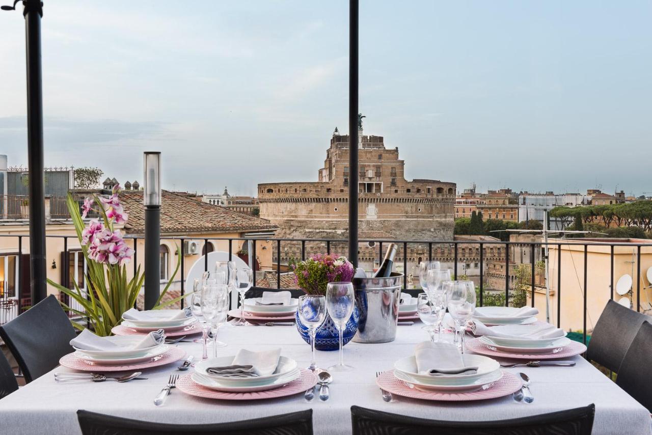Idyllia - Penthouse In Navona Area Lägenhet Rom Exteriör bild