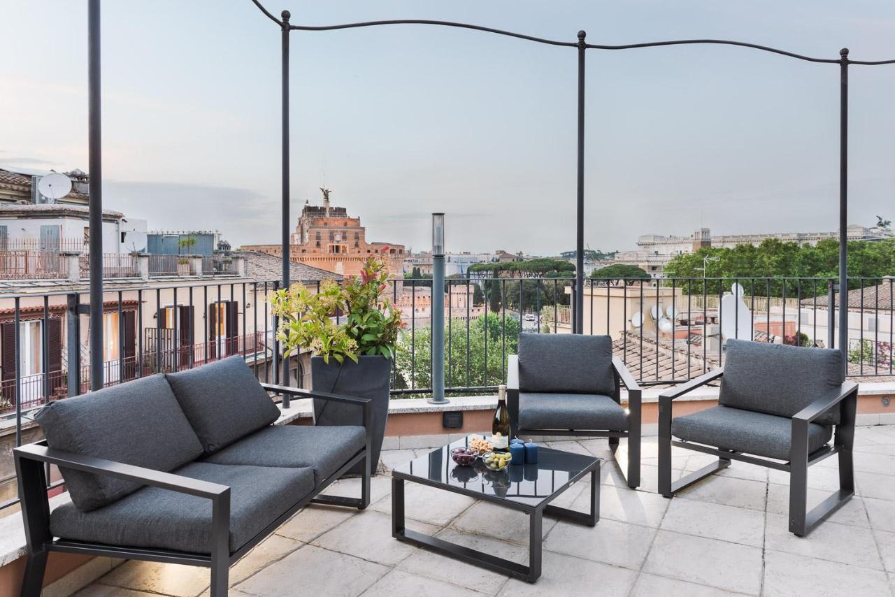 Idyllia - Penthouse In Navona Area Lägenhet Rom Exteriör bild