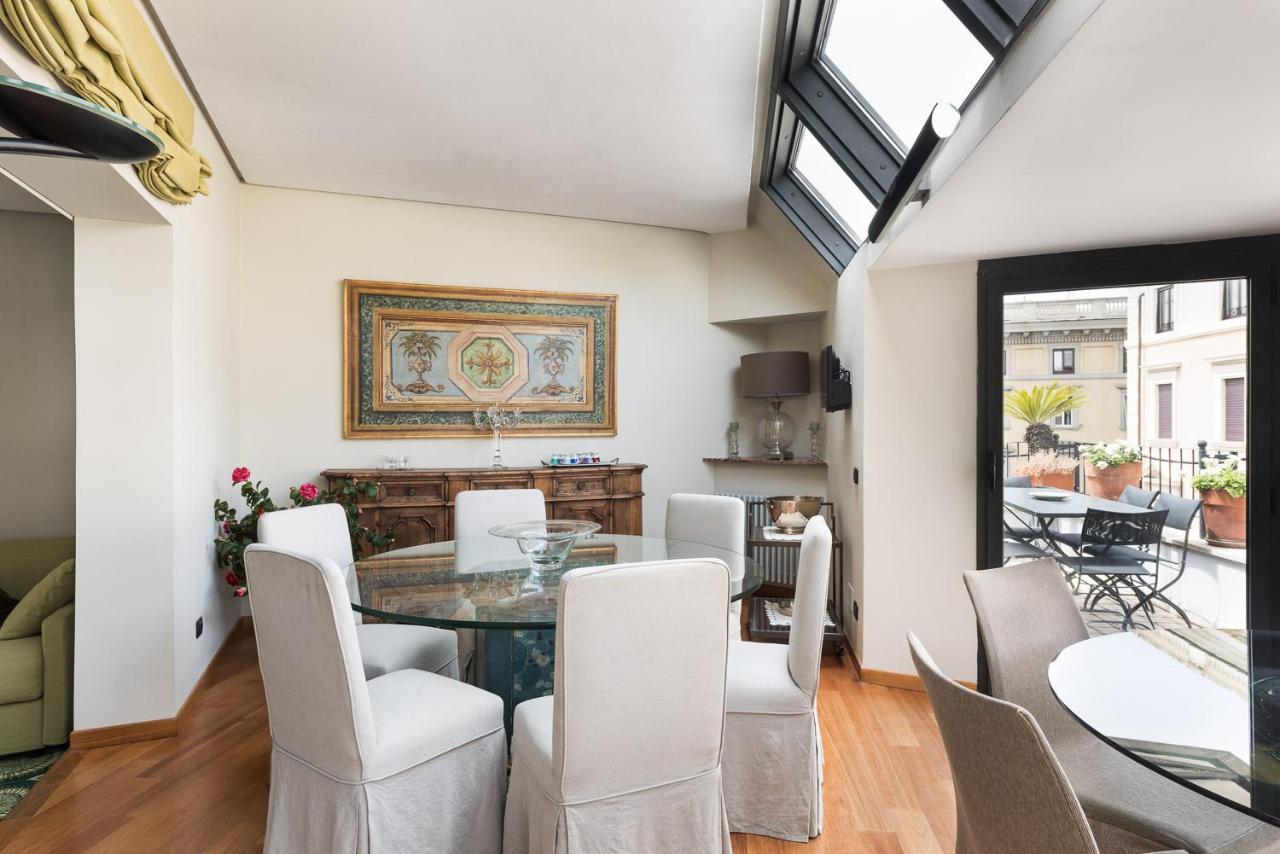 Idyllia - Penthouse In Navona Area Lägenhet Rom Exteriör bild