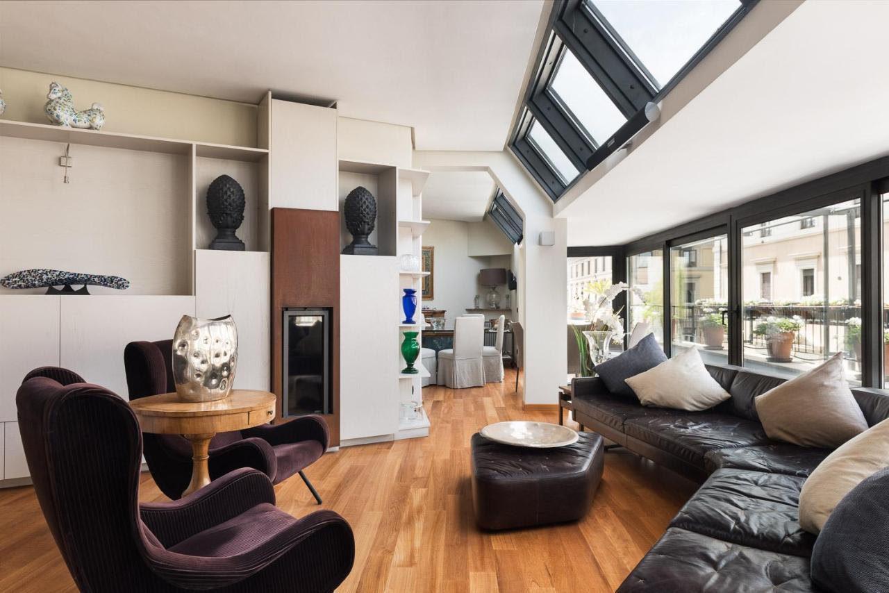 Idyllia - Penthouse In Navona Area Lägenhet Rom Exteriör bild