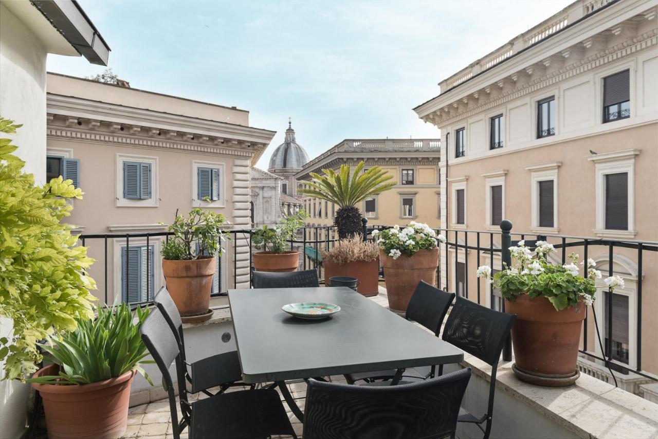 Idyllia - Penthouse In Navona Area Lägenhet Rom Exteriör bild