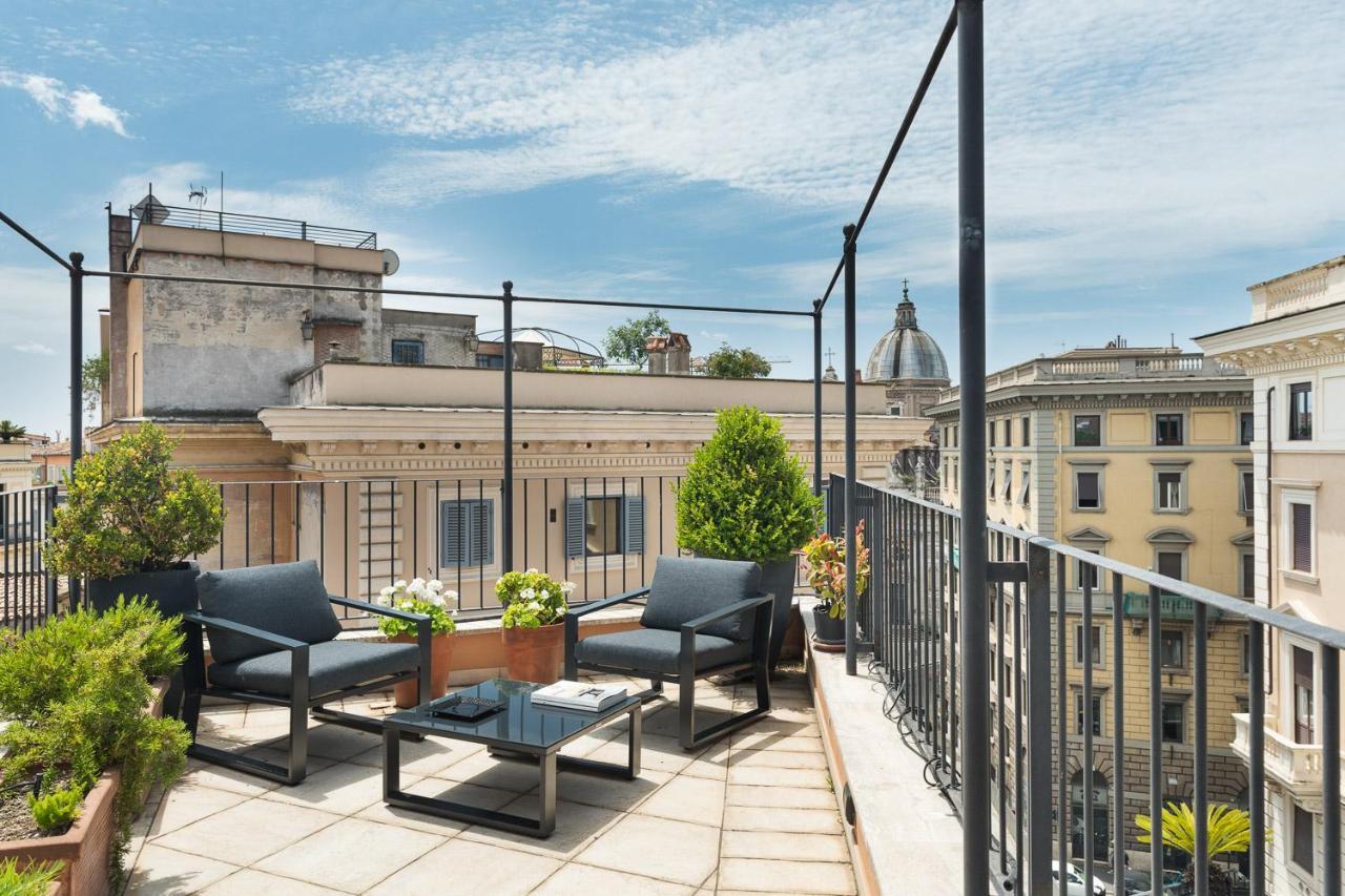 Idyllia - Penthouse In Navona Area Lägenhet Rom Exteriör bild