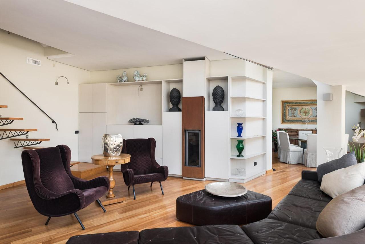 Idyllia - Penthouse In Navona Area Lägenhet Rom Exteriör bild