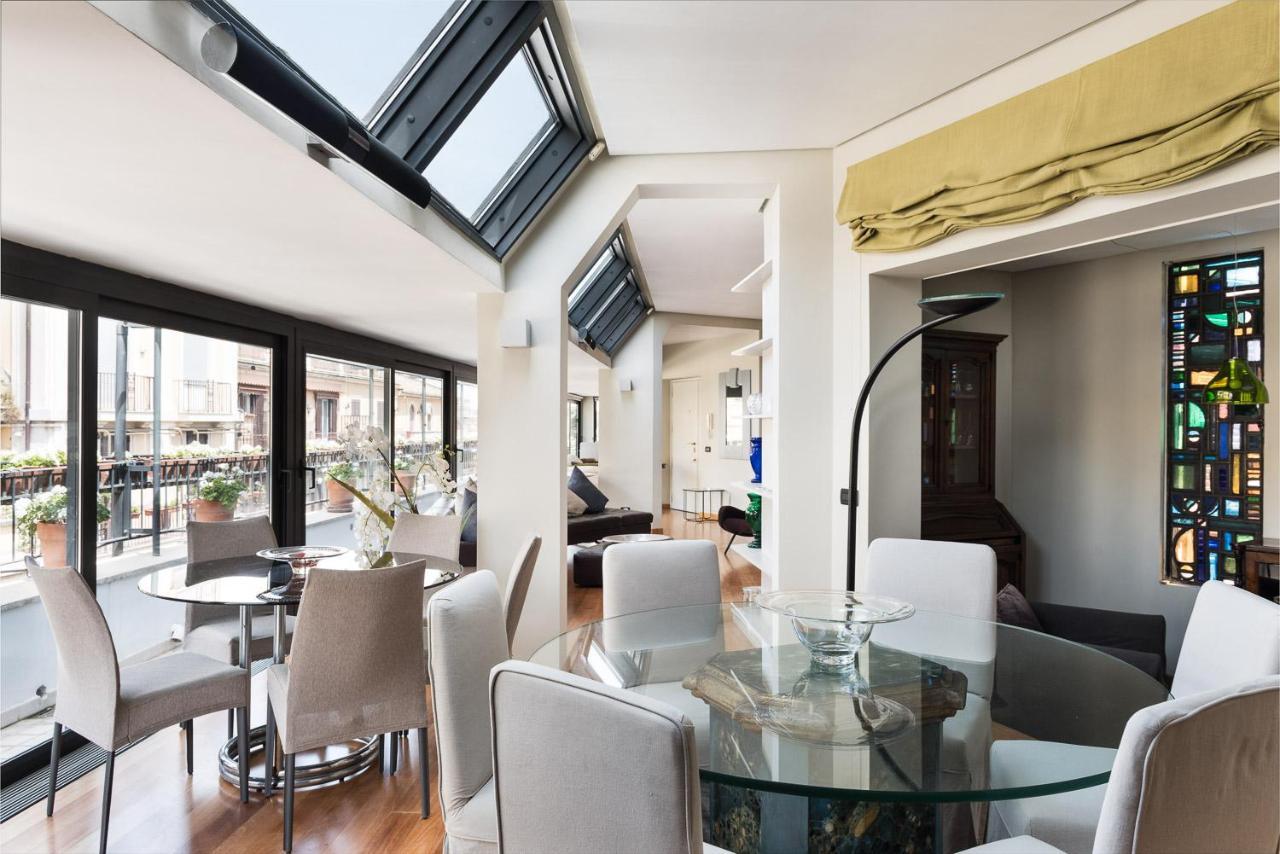 Idyllia - Penthouse In Navona Area Lägenhet Rom Exteriör bild