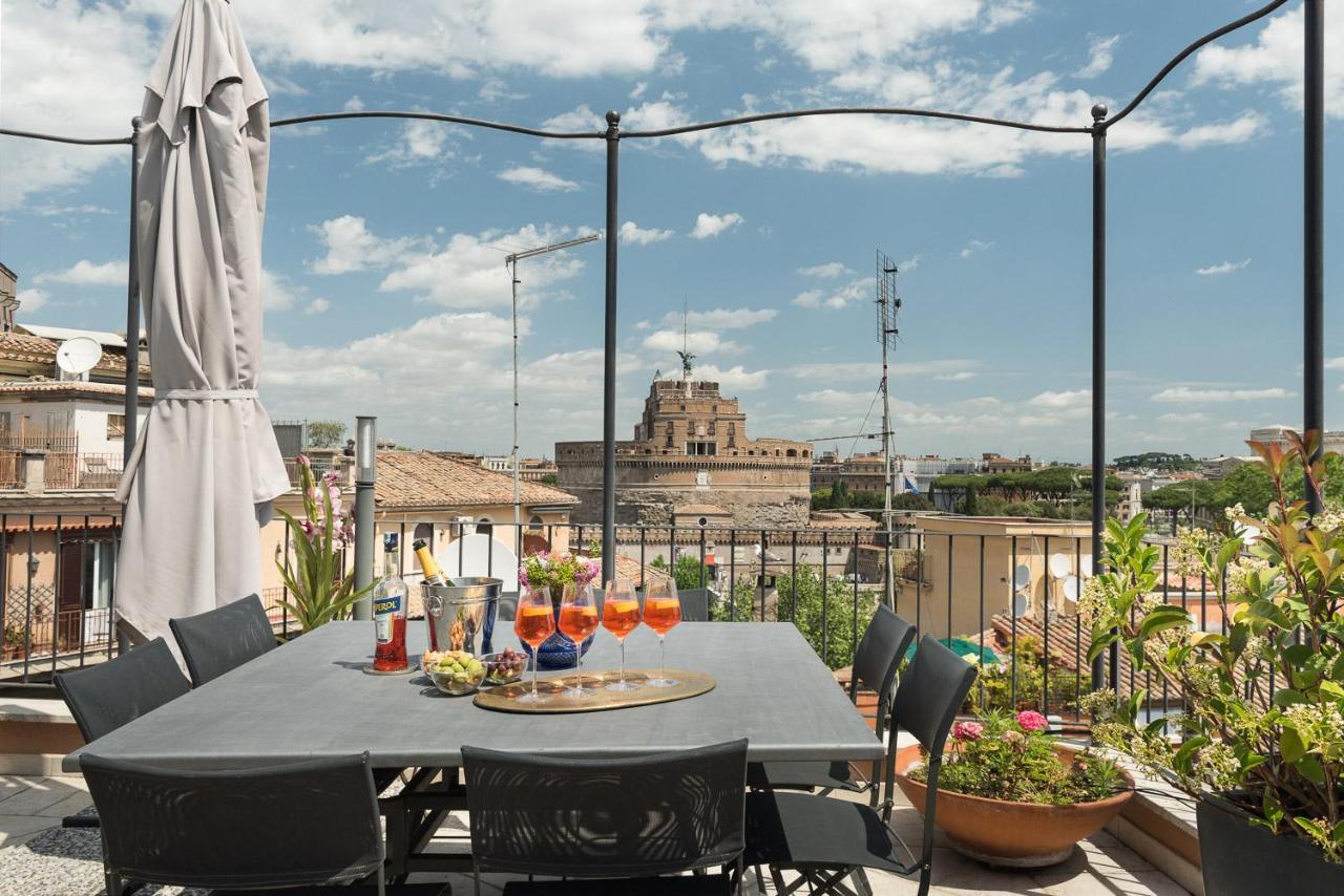 Idyllia - Penthouse In Navona Area Lägenhet Rom Exteriör bild