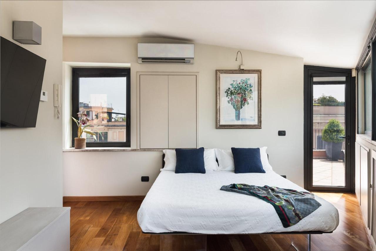 Idyllia - Penthouse In Navona Area Lägenhet Rom Exteriör bild