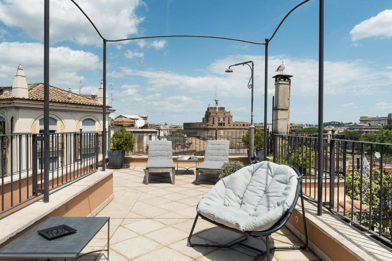 Idyllia - Penthouse In Navona Area Lägenhet Rom Exteriör bild